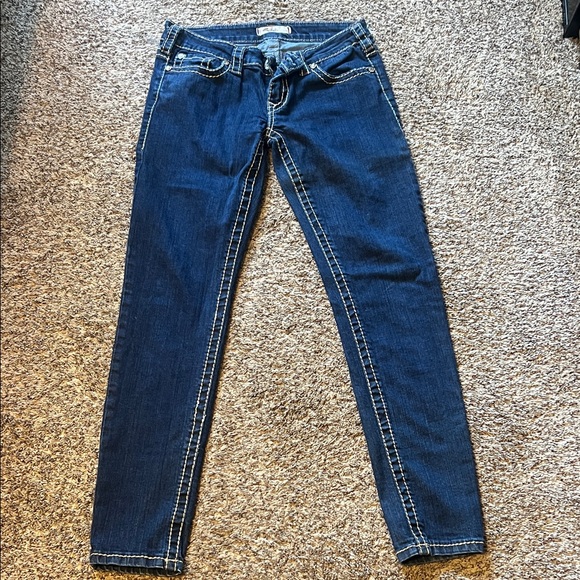 Silver Jeans Women's Dark Blue Skinny Pants - Picture 1 of 3